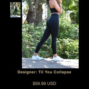 NEW Til you collapse scrunch butt leggings
